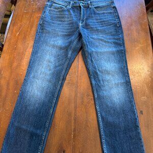 Flag & Anthem Premium Denim Dark Wash Straight Fit Jeans 34x30